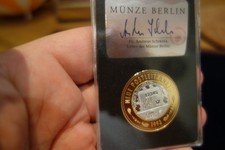 Silbermünze " Neue Postleitzahlen"