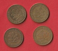 BRD, 4 mal 10 Pfennig Münze
