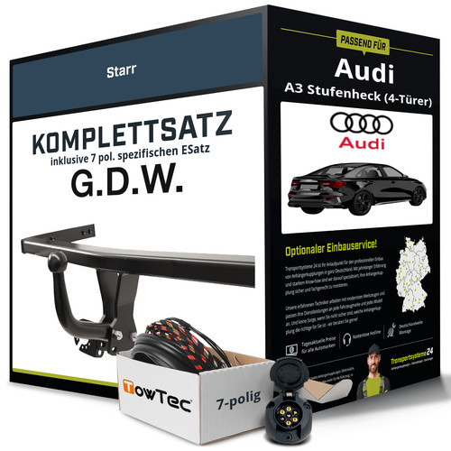Für audi stufenheck typ - a3,