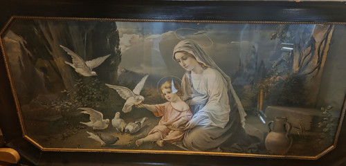 Gerahmtes wandbild maria - maria, mit