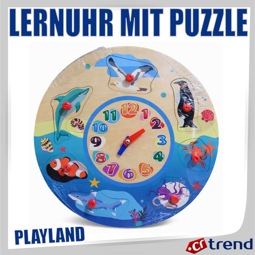 Playland lernuhr mit puzzle - playland,