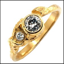 18K 750 Gold 0,50 Ct Diamant