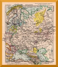 Osteuropa +Landkarte von 1944+