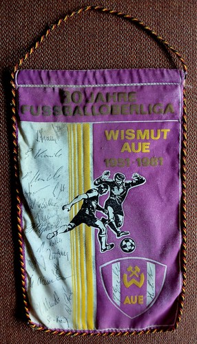 Wimpel bsg wismut aue 30 - wimpel, *