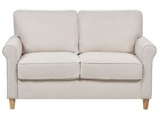 2-Sitzer Sofa braun/hellbraun