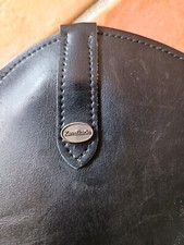 KAVALKADE Leder Stiefelschäfte / Chaps - Schwarz- Gr. L / XL