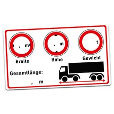 Aufkleber LKW zum Beschriften