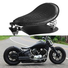 Für Yamaha V Star XVS 1100 Motorrad Schwarz Krokodilleder Solo Sitz Federsattel