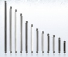 Piercing Stab PIN Barbell Wechselteil ohne Kugeln Brust Ohr Nase Lippe Intim