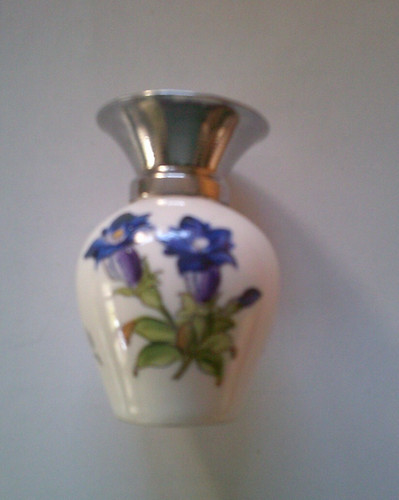 Mini porzellanvase enzian - mini,