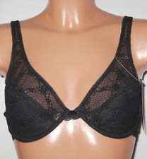 LAURA DI SARPI BÜGEL-BH * SCHALEN-BH * SPITZEN * SCHWARZ * GR. 80 B *
