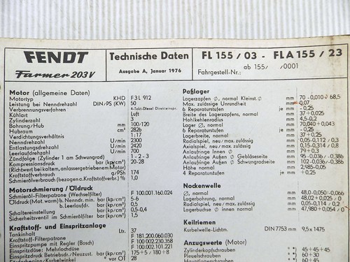 Fendt farmer 203 155 - fendt, v
