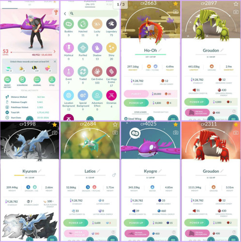 Pokémon acc lvl 20 - pokémon,