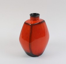 Lava-Keramik-Vase orange