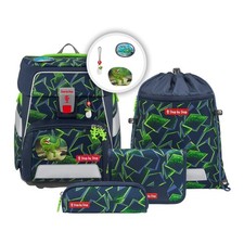 Step by Step Schulranzen Schultasche Set SPACE Wild T-Rex Taro 5-tlg Jungen