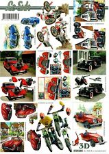 ✂ 3D-Bogen - Autos klein -