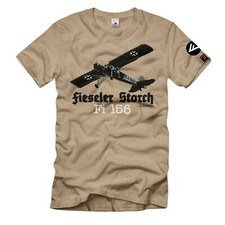 Fieseler Storch Fi 156 Flugzeug Kurzstart Langsamflug Luftwaffe T-Shirt#32299
