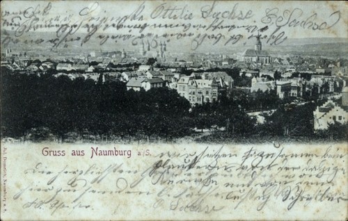 Mondschein naumburg der - ak, an