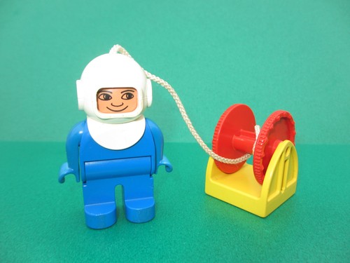 Lego duplo figur - mann, taucher