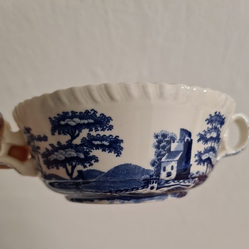 Spode copeland blue tower - copeland,