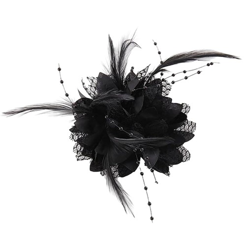 Feder blume haarspange für - blume,