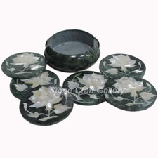 Grün Marmor Untersetzer Set