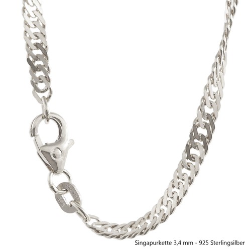Singapurkette 925 silberkette - 925,