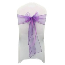 Organza Stuhlschleifen