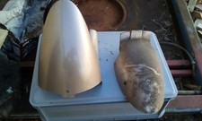 Palmo T 150 Schutzblech / Randabdeckung vorne gold met. guter Zustand ,ungereini