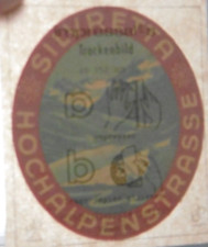 Schiebebild Silvretta Hochalpenstrasse Tirol Österreich Souvenir-Aufkleber 70er