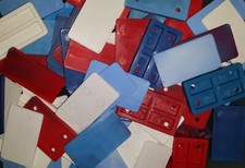 70 Stk.bunte Unterlagplättchen Distanzplättchen Zwischenlagen Abstandhalter