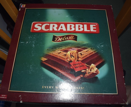 Vintage scrabble deluxe - vintage,