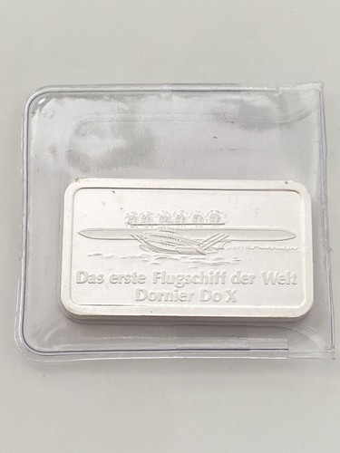 Silberbarren degussa oz - degussa, 1