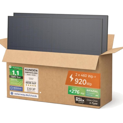 460w solarpanel full black - 460w,