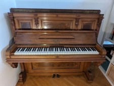 Klavier Blüthner Wurzelholz -