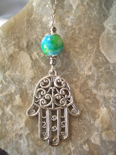 Fatimas hand hamsa anhänger - fatimas,