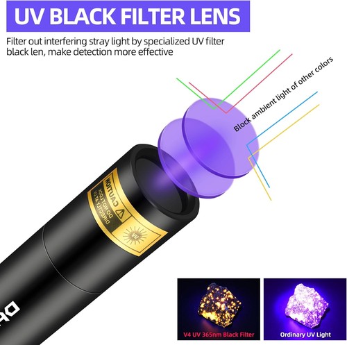 Taschenlampe 365nm 395nm - uv,