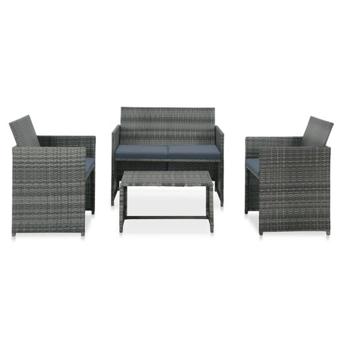 Gartensofa poly rattan lounge - gartensofa,