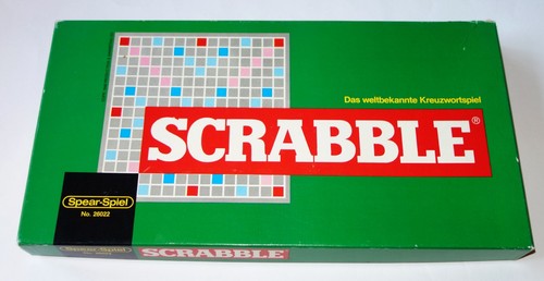 Scrabble mit holzsteinen - scrabble,