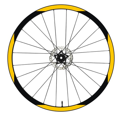 Fahrrad felgenaufkleber - fahrrad,