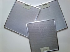 3 x Fettfilter 305x267mm Dunstabzugshaube Metallgitter Filter Metallfettfilter