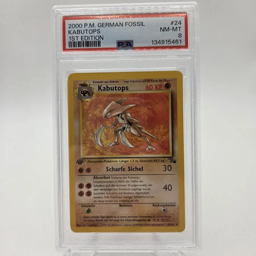 Psa kabutops 1 edition - psa, 8