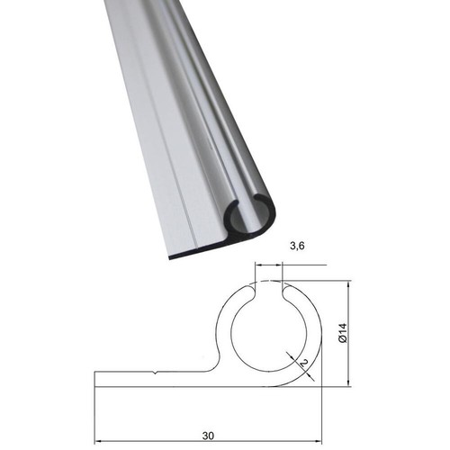 Kederschiene 1m - (6€/m),