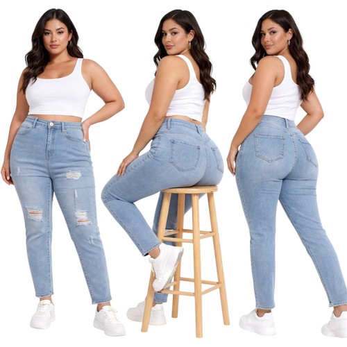 Curvy push damen jeans - curvy,