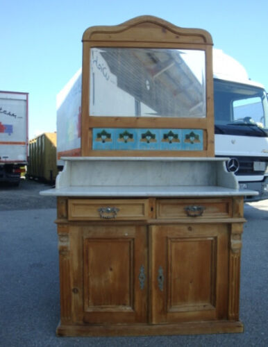 Antik weichholz spiegelkommode - antik,