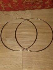 Riesige 9 cm  Creolen Ohrringe