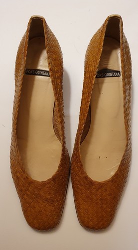 Retro damen pumps leder - retro,