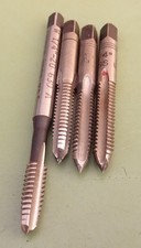 4 HSS Gewindebohrer W1/4" BSW Whitworth Gewinde Hand Gewindeschneider Satz Zoll