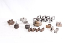 Konvolut alte Maschinen Halterung Werkzeug Drehbank 