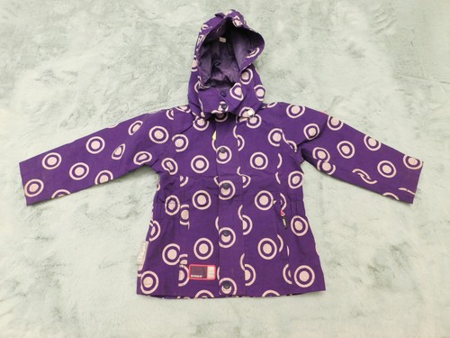 Regenjacke lila punkte - regenjacke, gr.